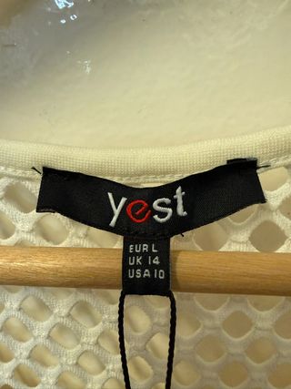 Vestido Yest blanco nuevo con etiquetas