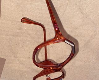 Montura Christian Dior Roja y Dorada