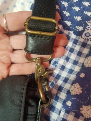 Piccola borsa a tracolla tessuto grigio unisex