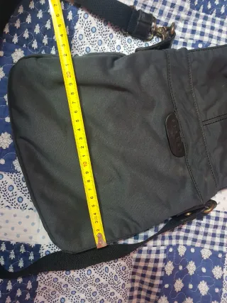 Piccola borsa a tracolla tessuto grigio unisex