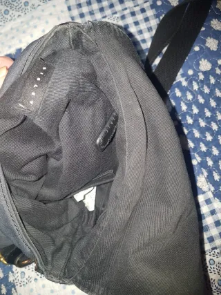 Piccola borsa a tracolla tessuto grigio unisex