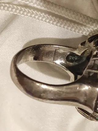 Anello vintage argento 925 con turchese