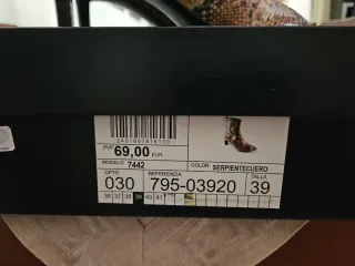 Botines Animal Print Tacon