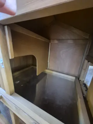 Casa conejera madera 2 plantas Sweeek