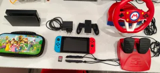 Nintendo Switch Azul/Rojo + Accesorios