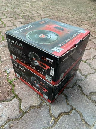 Coppia Woofer macAudio Mac Tornado 25 320W
