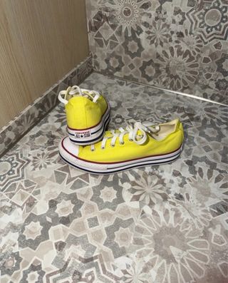 Converse All Star Amarillas Talla 38