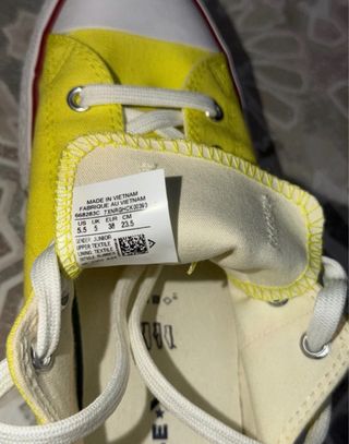 Converse All Star Amarillas Talla 38