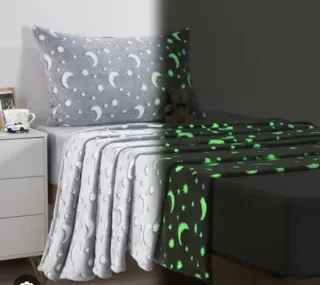 Funda Nórdica y Almohada Brilla Oscuridad