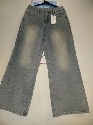 Pantalón ancho vaquero