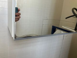 Armario Baño Cristal Gris