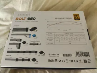 Fuente Alimentación Forgeon 650W 80 Gold Modular