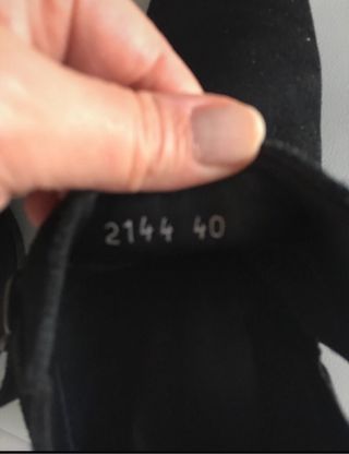 Botines de piel negros para mujer