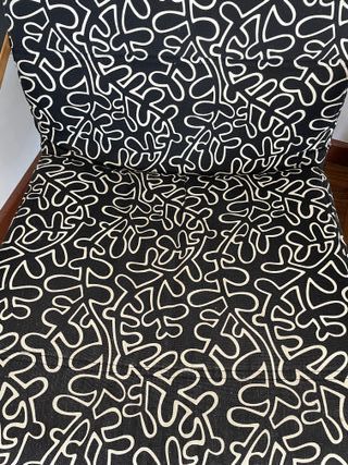 Sillón Poäng Ikea Negro y Blanco