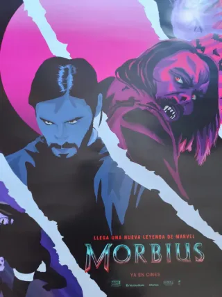 Póster cartel pelicula Morbius Marvel