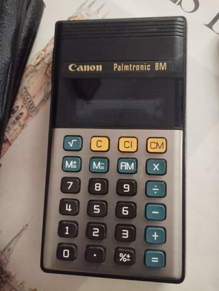 Calculadora Canon Palmtronic 8M Años 80