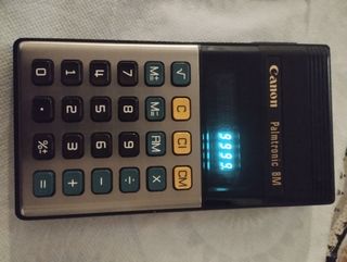 Calculadora Canon Palmtronic 8M Años 80