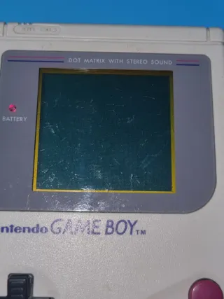 Nintendo Game Boy Grigio/Bianco perfettamente funz