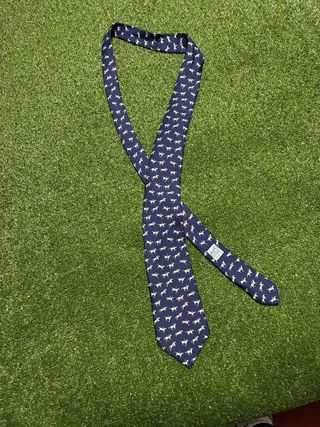 Corbata Hermès Seda Diseño Ecuestre