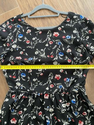 Vestido Pepe Jeans floral negro T.S