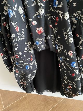 Vestido Pepe Jeans floral negro T.S