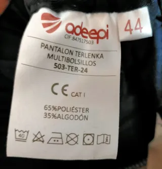 Pantalón de trabajo Adeepi azul