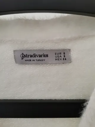Casaco Stradivarius  Branco Tamanho S