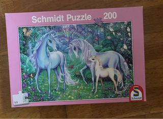 Puzzle Schmidt 200 piezas Unicornios