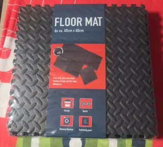 6 alfombrillas de suelo 40x40cm