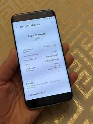 Samsung Galaxy S7 Edge LTE Negro