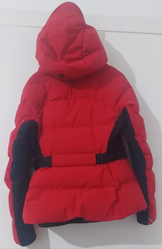 Piumino Moncler Rosso e Nero