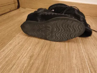 Botas Mou Eslimo French Toe Wedge Short Negras