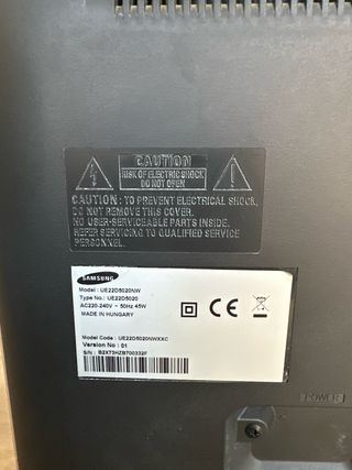 Televisor TDT Samsung Negro