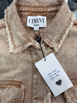 Chaqueta vaquera vintage Ciminy mujer