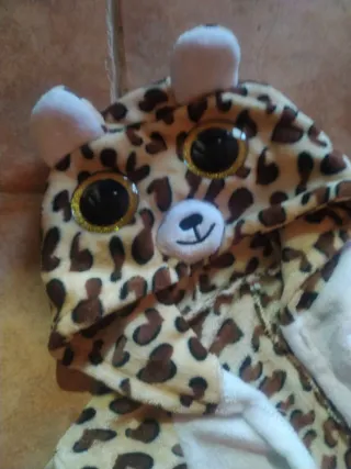 Pijama disfraz leopardo con capucha