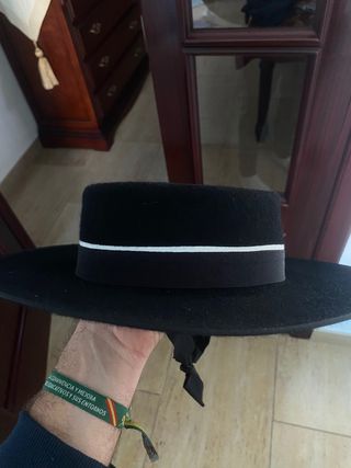 Sombrero cañero ala ancha Artesanía Tomar