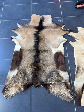 Alfombras de piel de cabra auténticas