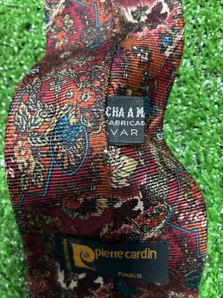 Corbata Pierre Cardin Seda Estampado Vintage