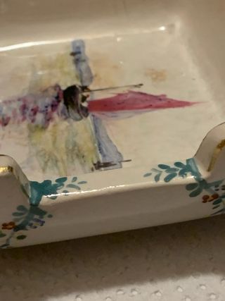 Posacenere/svuotatasche ceramica decorato