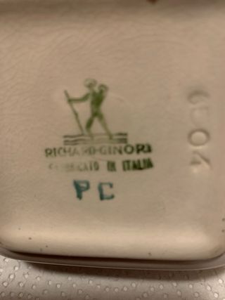 Posacenere/svuotatasche ceramica decorato