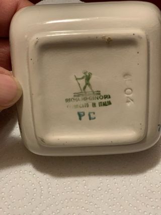 Posacenere/svuotatasche ceramica decorato