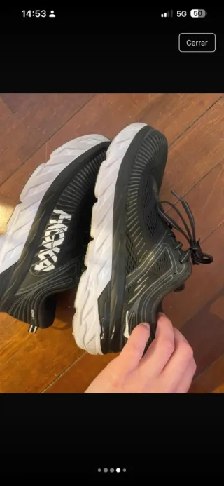 Zapatillas running Hoka Bondi 7 negras