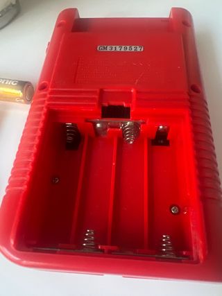 Nintendo Game Boy y Pokemon rojo DMG-01 Roja