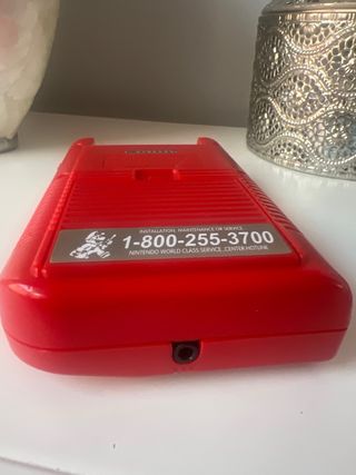 Nintendo Game Boy y Pokemon rojo DMG-01 Roja