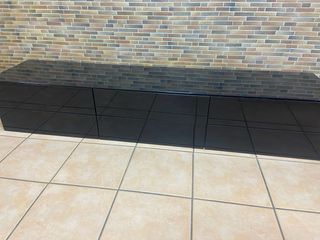 Mueble TV negro brillo