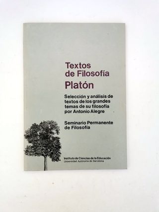 Textos de Filosofía. Platón
