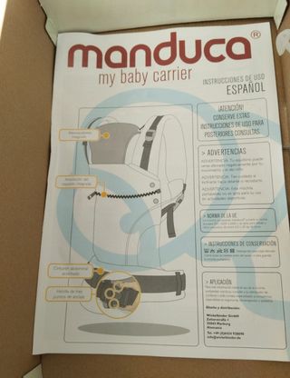 Mochila Portabebés Manduca Pure Cotton