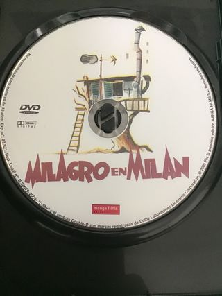 Milagro en Milán DVD Clásico Italiano