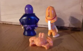 3 Personaggi Lampaclima Kinder Ferrero 2006