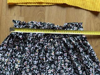 Falda plisada estampada floreada -Shein XS